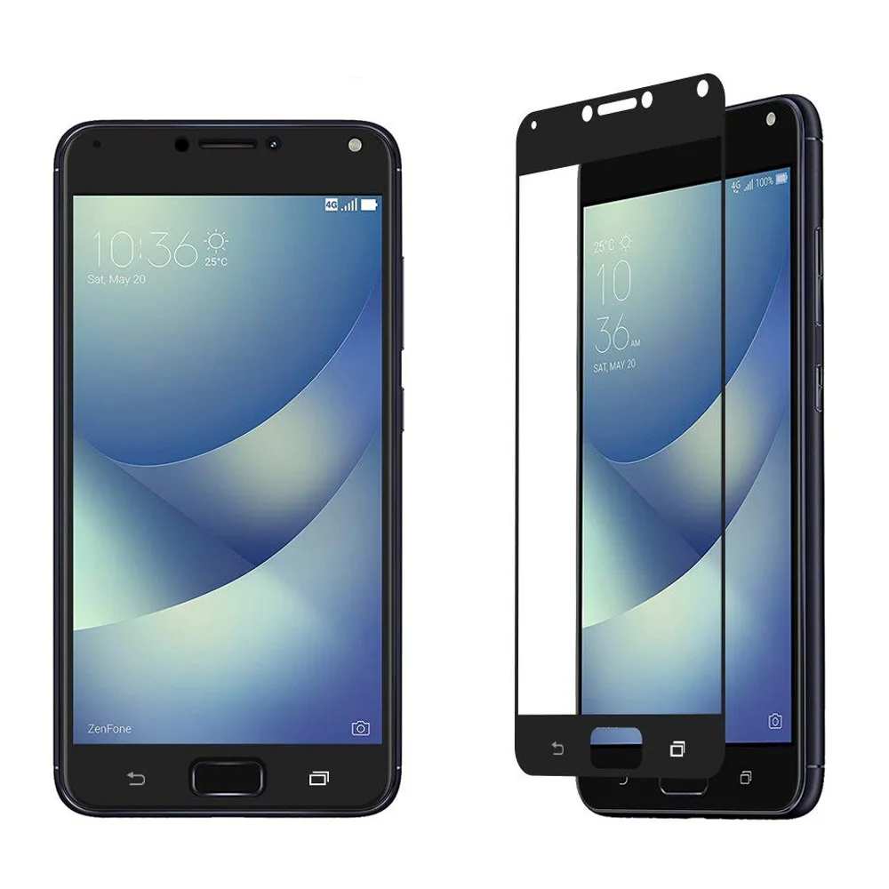 

Full Cover Tempered Glass For ASUS ZenFone 4 MAX ZC554KL Screen Protector Glass Zenfone4 Max ZC554KL Protective Film Full Glue