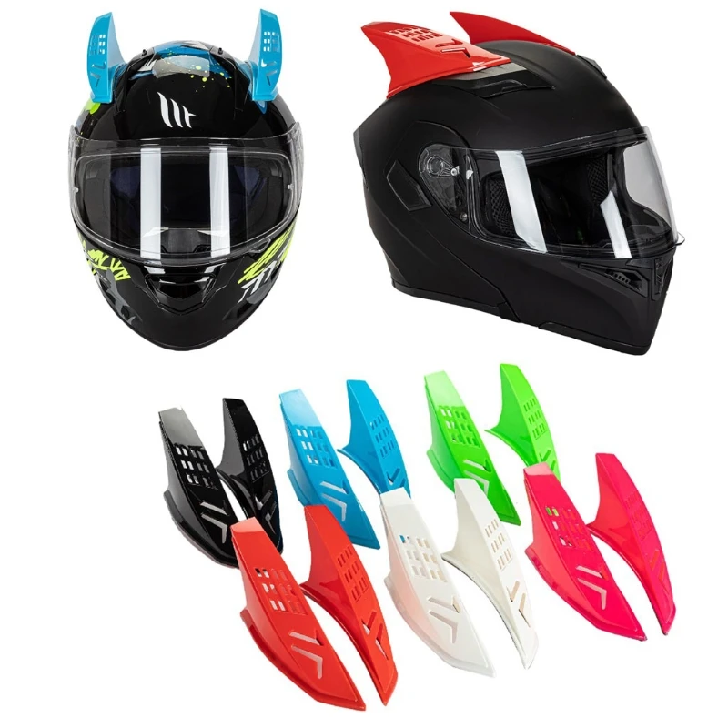 

2Pcs Motorbike Bike Helmet Cute Horn Decoration Snow Sports Helmet Sticker Decor Helmet Decorative Horn