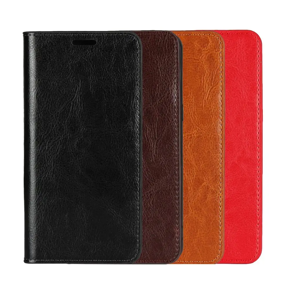 

360 Natural Genuine Leather Skin Flip Wallet Book Phone Case On For iphone 7 8 Plus X XR XS MAX R S XSMAX 64/128/256 GB