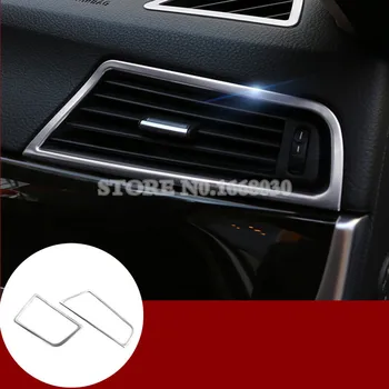 

Inner Dashboard Side Air Vent Outlet Cover Trim 2pcs For BMW 5 Series F10 F11 2011-2015