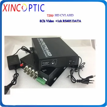 

8Ch 720P CVI/AHD/TVI Converter SM Simplex FC 20KM Optic to BNC Digital Video Converter Fiber Optic Transmitter and Receiver