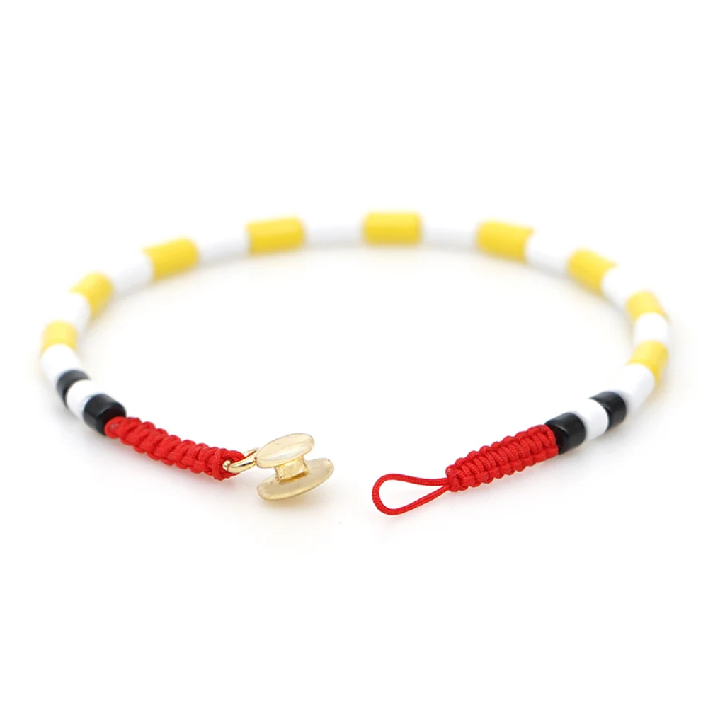 Shinus Enamel Tile Bracelets Bohemian Bracelet Women Summer Beach Fashion Jewelry Gift Accessories Paint Alloy Beads Adjustable