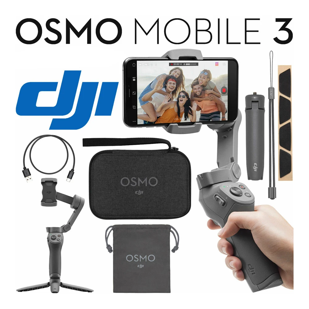 DJI Osmo Mobile 3 складной ручной шарнир для смартфонов поддержка Quick rolling ActiveTrack 3,0 спортивный режим