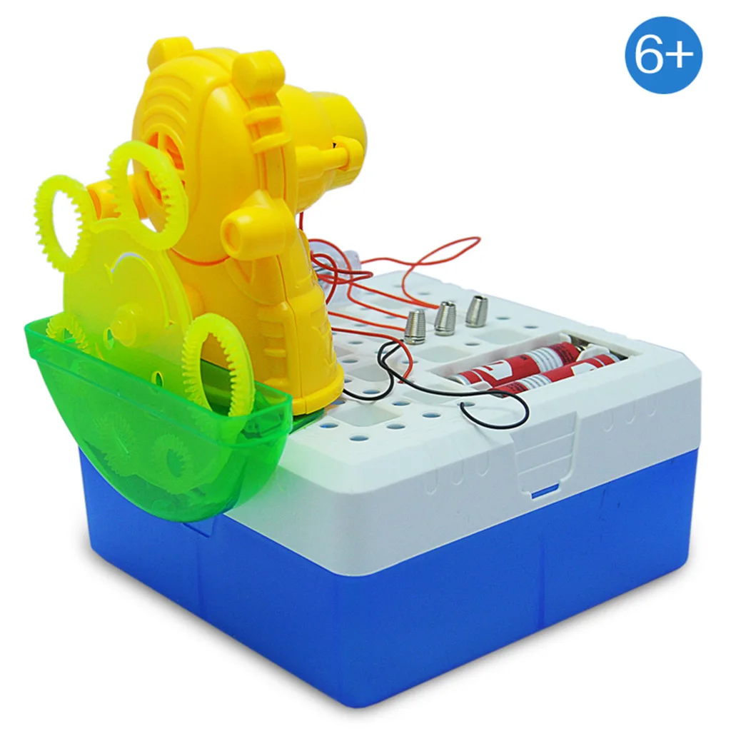 DIY  Assembled Electric Circuit Science Kit Kids Student Physical Educational Toy