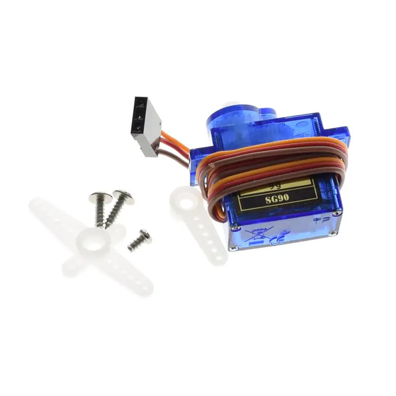 

4Pcs Smart Electronics Rc Mini 9G 1.6Kg Servo Motor Sg90 for Rc 250 450 Helicopter Airplane Car Boat