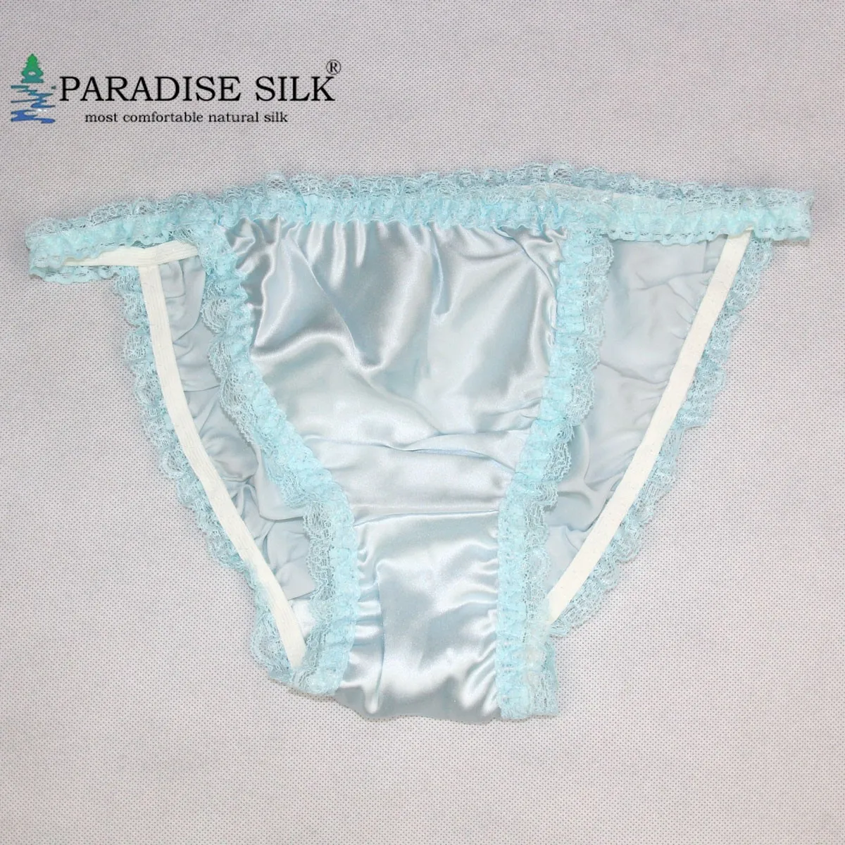 Special Offer Women's Pure Silk Lace String Bikinis Panties Size M L XL