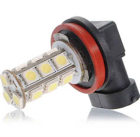 B & Q 2X18 SMD светодиодный 5050 H11/H8 розетка Противотуманные фары Дневные Фары