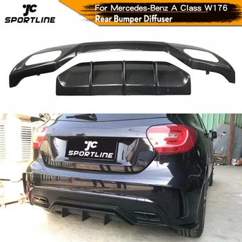 

Carbon Fiber Rear Diffuser Lip Spoiler for Mercedes-Benz W176 A Class Sport A45 AMG A250 A260 A45 AMG 2013-2018 Skid Plate