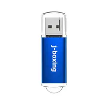 J-boxing USB флэш-накопитель 16 Гб прямоугольная USB 2,0 карта памяти флешки в виде большого пальца достаточно для хранения ПК ноутбук Macbook планшет синий