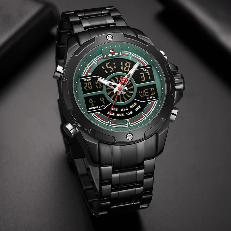 NAVIFORCE Mens Quartz Watches Top Luxury Brand Waterproof Business Man Watch Military Army Fashion Male Clock Relogio Masculino