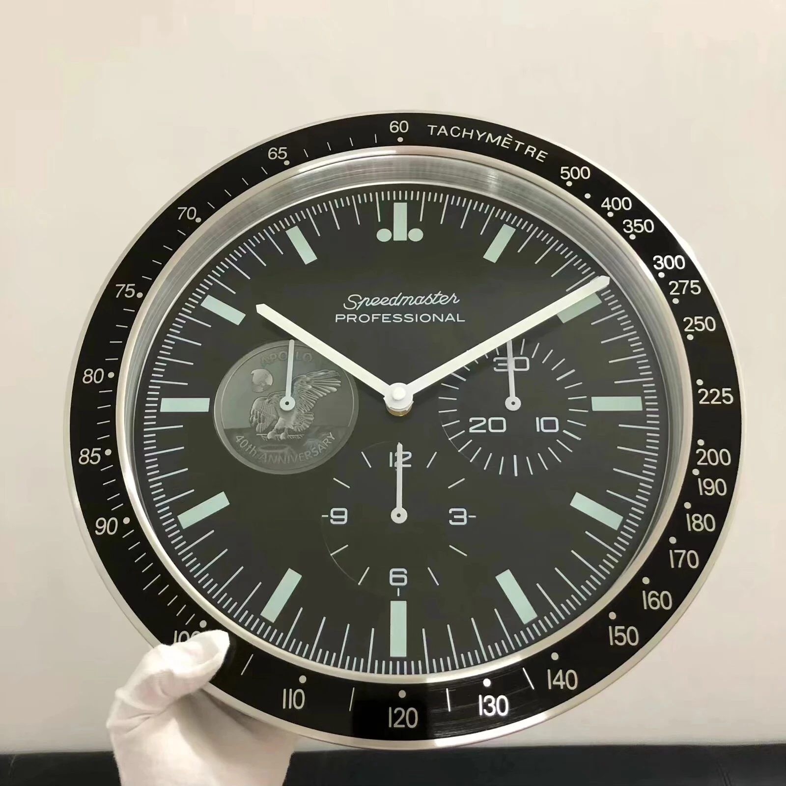 2021 Luxury Wall Clock Speed Master Quartz Clock Modern Design Metal Art Watch Clock Relogio De Parede Horloge