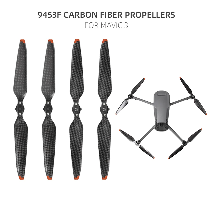 

9453F карбоновый Пропеллер для DJI Mavic 3 быстросъемный складной реквизит с низким уровнем шума лезвие для DJI Mavic 3 Аксессуары для дрона