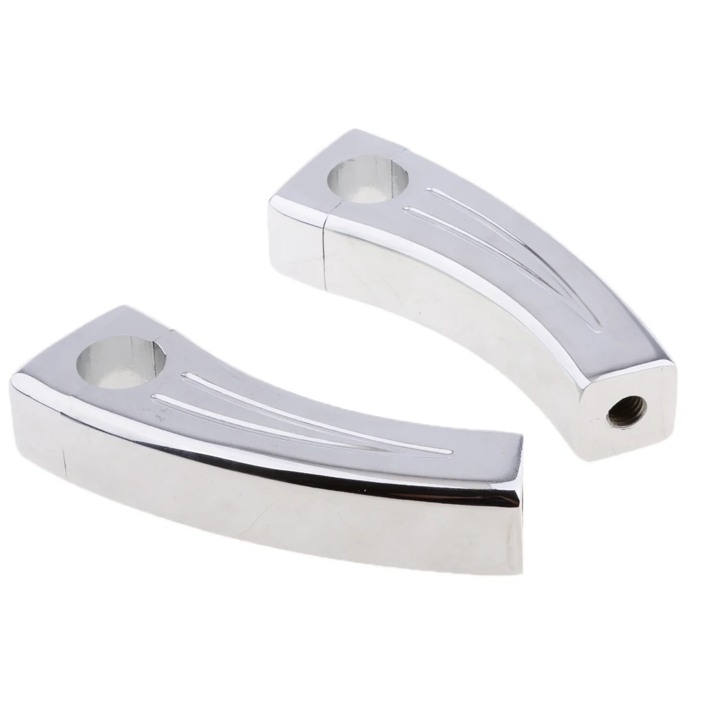 13cm Chrome Motorcycle Handlebar Pullback Risers for 7/8'' 22mm Bars