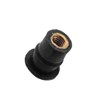 

Well Nuts Nut Black 10Pcs M5 Rubber 5mm Motorcycle Corrosion resistant