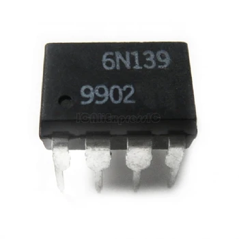 

10pcs/lot 6N139 EL6N139 A6N139 HCPL-6N139 SOP-8 DIP-8 SMD-8 In Stock