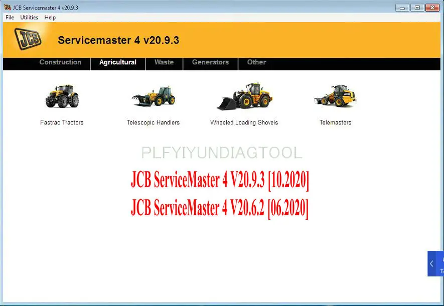 JCB ServiceMaster 4 v20.6.2 [01 2020] v20.9.3 [10 полный диагностический | Автомобили и мотоциклы