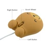 CHYI Usb Mini Computer Mouse Cute Bear Wired Optical PC Mause 3d Cartoon Animal Lovely Gift Portable Laptop Mice For Kids Girls ► Photo 3/6