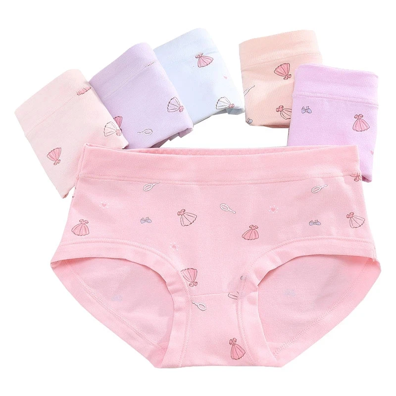 

2Pcs/Lot Baby Panties For Baby Girls Children Underwear Cotton Kids Girl Cartoon Panti Child Teen Boxer Panty 2-16 Years
