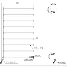 Полотенцесушитель из нержавеющей стали 304