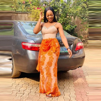 Alternative view of Oluchi African Lace Party Dress