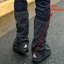 Для мужчин, удобная обувь на дождливую погоду обувь чехол от дождя сапоги на открытом воздухе Светоотражающая Спецодежда обувь Водонепроницаемый не скользящая обувь крышка водонепроницаемая обувь