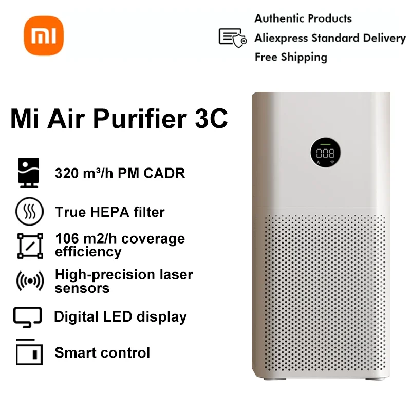 Xiaomi mi air purifier 3c aliexpress Clearance
