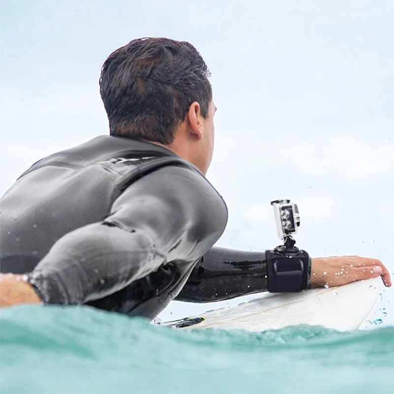 Поворотный на 360 градусов ремешок запястье для GoPro Hero 9 8 7 6 5 4 Yi 4K Sjcam Sj4000 Eken H9r