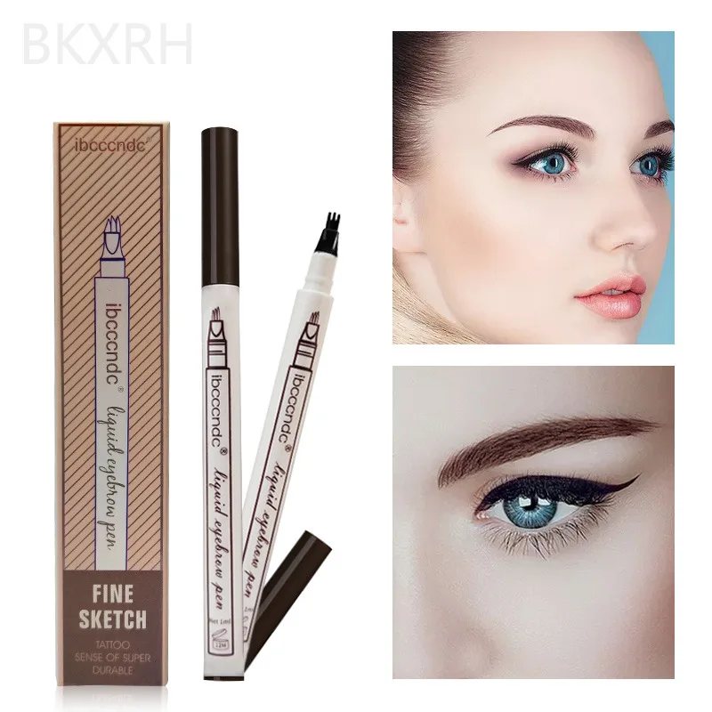 

Waterproof Eyebrow Durable Eye Brow Pencil Pen Three Four Head Eyebrow