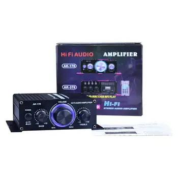 

400W HIFI Digital Bluetooth Stereo Audio Power Amplifier FM Radio Mic Car Home Operational Amplifier Chips
