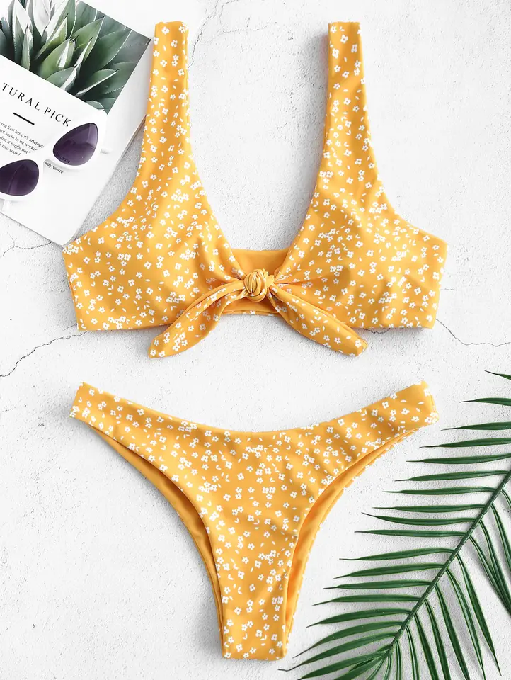 zaful knot bikini