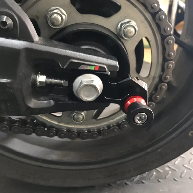 Мотоцикл с ЧПУ алюминиевая цепь регулятор блок задний маятник Катушки для Honda CB650F CBR650F- CB650R