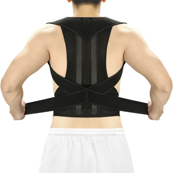 Aptoco Posture Corrector Back Posture Brace Clavicle Support Stop Slouching and Hunching Adjustable Back Trainer Unisex
