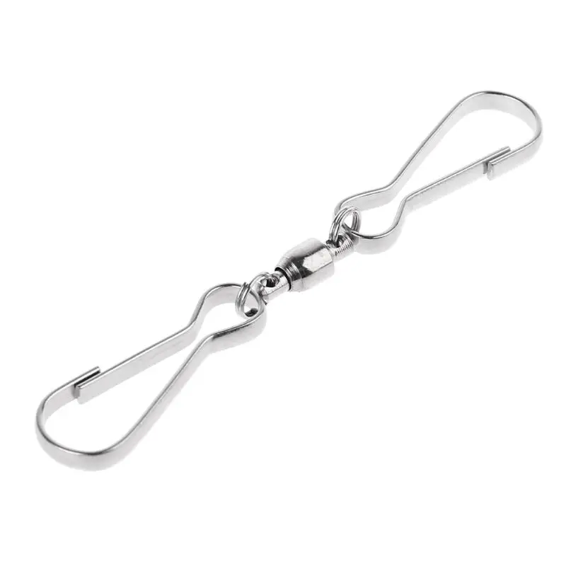 6pcs Hanging Basket Swivel Hook Clips for Plants Pot Wind Chimes Bird Feeder