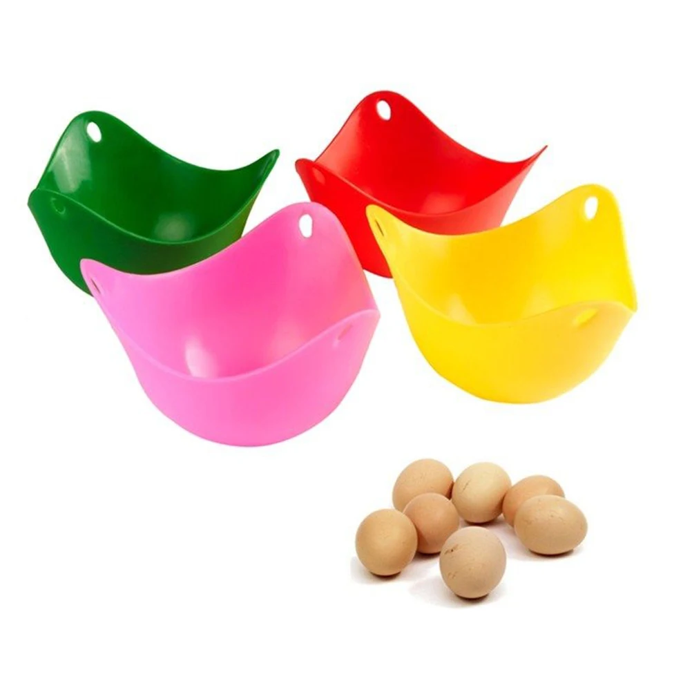 Silicone Egg Poacher Cook Poach Pods Egg Mold Bowl Shape Rings Silicone Pancake Kitchen cooking tools