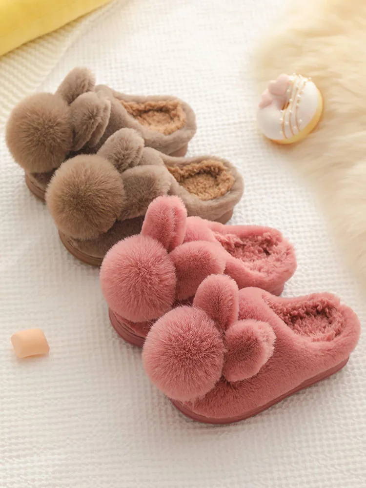 Good Deal Kids Slippers Children Shoes Plush Toddler Girls Baby Boys Solid Winter for Soft Warm aKwjMgBKBNj