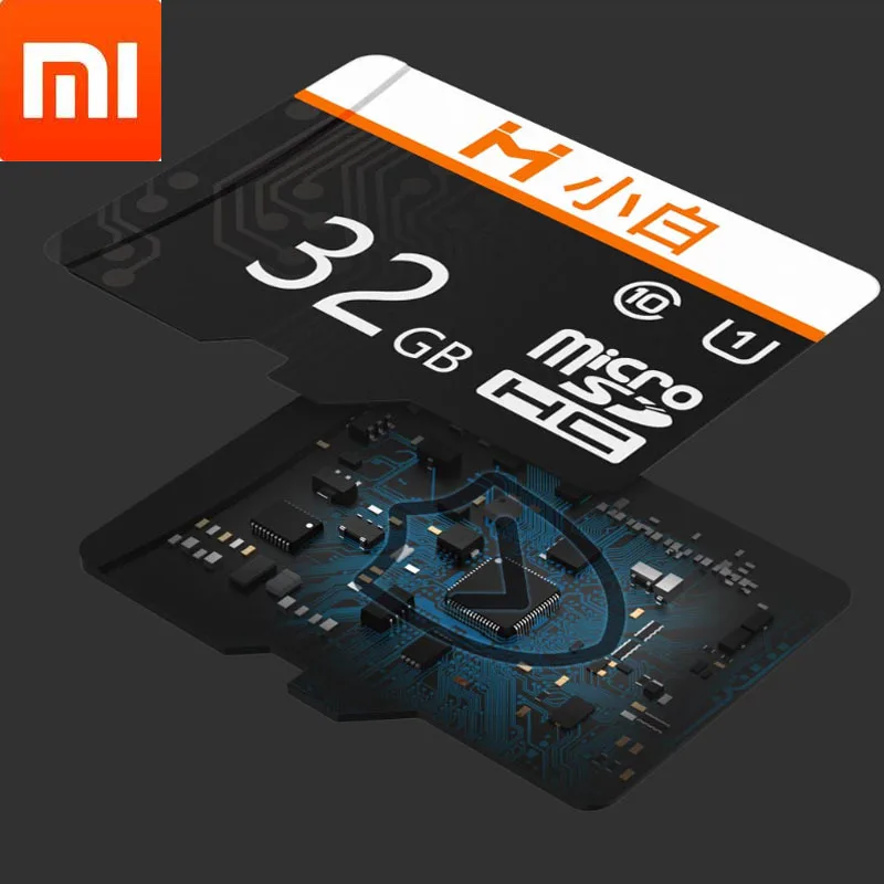 Xiaomi Youpin Xiaobai Micro SD карта 32 ГБ 64 128G 100 м/с слот для карт памяти TF видеонаблюдения