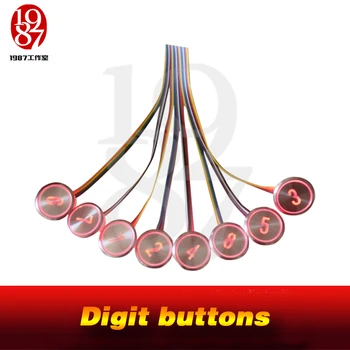 

JXKJ1987 real life room escape game props digit buttons prop press the buttons by correct sequence the lock will be released