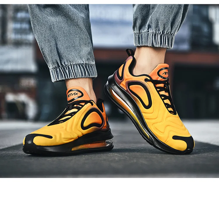 New Breathable Running Shoes for Men Light Non-slip Soft Sport Shoes Mens Lace-up Designer Black Air Sneakers