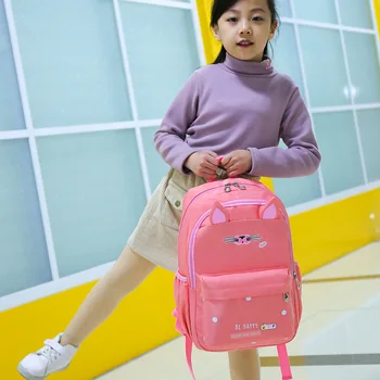 

New elementary school student bag female Korean fashion children shoulder bag cute princess casual waterproof lightening backpac
