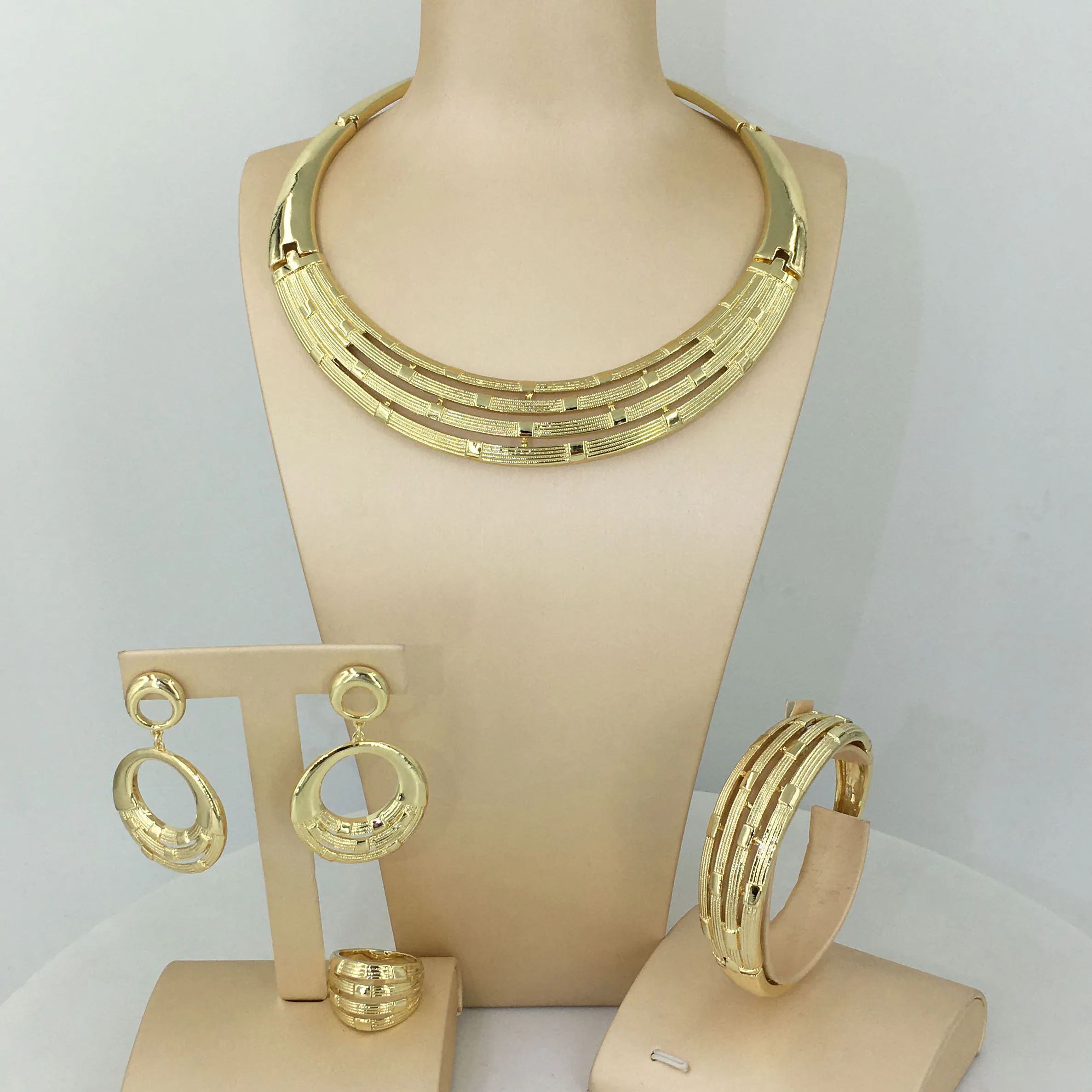 

Yuminglai Dubai Fine Jewelry Classic Jewelry Sets for Women Party Gift FHK12493