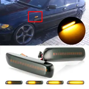 

Pair Dynamic Led Side Marker Flowing Turn Signal Light Indicator Blinker for BMW 3 Series E46 for Touring Compact Cabriolet