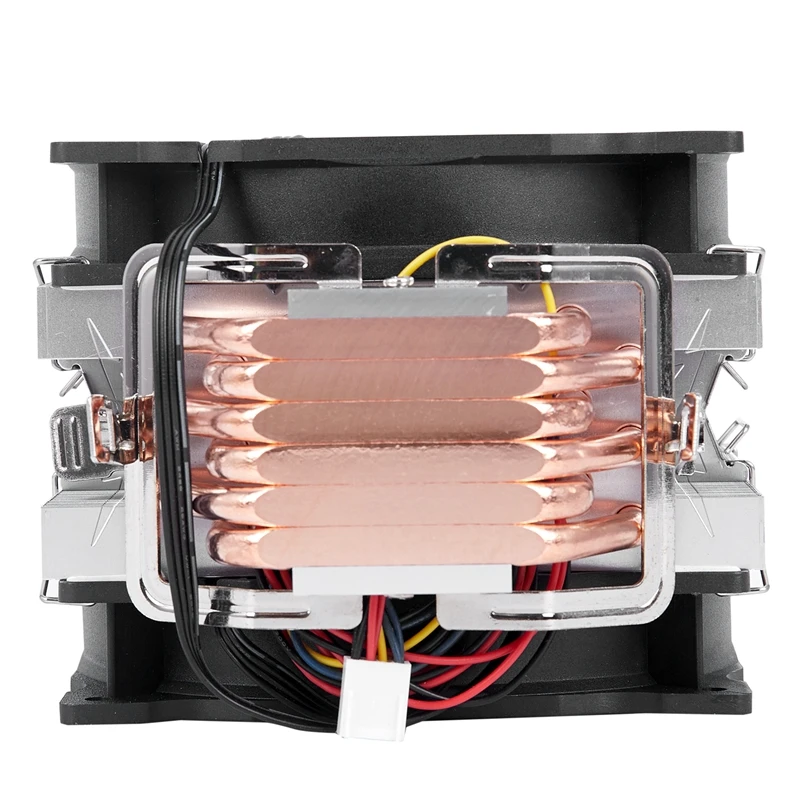 Снеговик 4PIN кулер для процессора 6 тепловых труб двойные вентиляторы охлаждения 12 см вентилятор LGA775 1151 115x1366 Поддержка Intel AMD