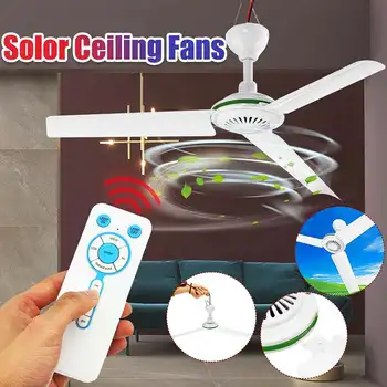 

6W 3 Blade Ceiling Fan Soalr Fan 12V High Quality Caravan Camping For Solar Power Cooling Fans Small Air Conditioning Appliances