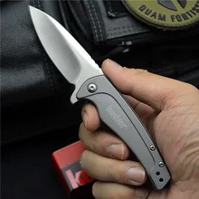 Новейший качественный складной нож Kershaw 1810 EDC, ручка из нержавеющей стали с 8cr13mov стальным лезвием, Карманный Походный нож, инструменты