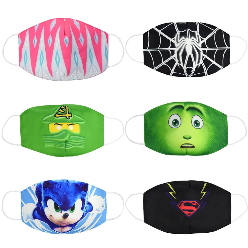 

Hot Anti Dust Face Mouth Mask Reusable Breathable Cotton Protective Children Kid Cartoon Cute PM2.5 Anti-Dust Mouth Face Mask