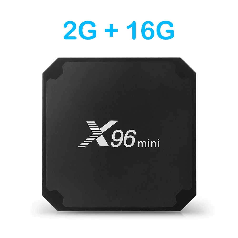 2G 16G X96 Мини Android 4K ТВ приставка X96 Мини Android 7,1 Смарт ТВ приставка 2 Гб 16 Гб Amlogic S905W четырехъядерный 2,4 ГГц WiFi приставка - Цвет: 2G 16G