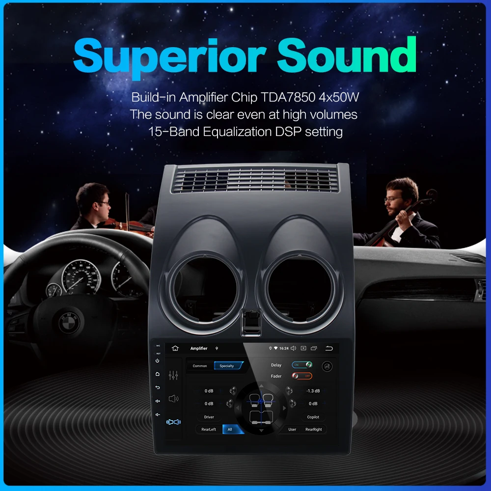 Flash Deal 10.2" IPS Touch Screen Car Multimedia Player Built-in GPS Androidd 9.0 For Nissan Qashqai 2012 2013 2014 MP3 Bluetooth 4