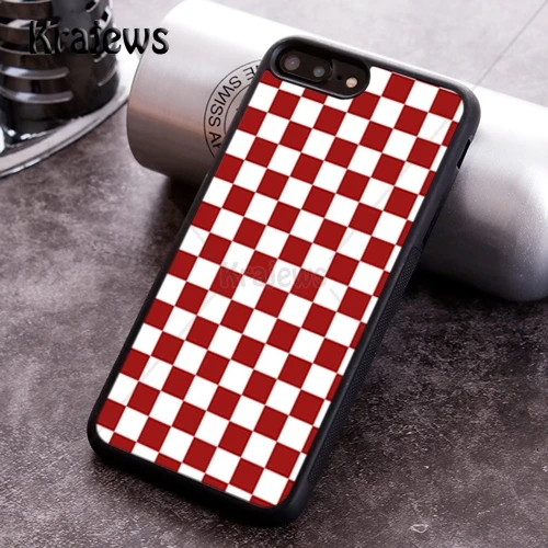 Чехол с шахматной панелью для iPhone X XR XS 11 Pro MAX 5 6 6S 7 8 Plus samsung Galaxy S7edge S8 S9 S10 - Цвет: Золотой