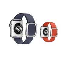 Кожаный чехол с магнитным замком и ремешок для наручных часов Apple Watch 5 серии ремешок для iwatch, версия 5/4/3/2 серии 44 мм 40 мм, 42 мм, 38 мм, версия современный ветер Магнитный кожаный str