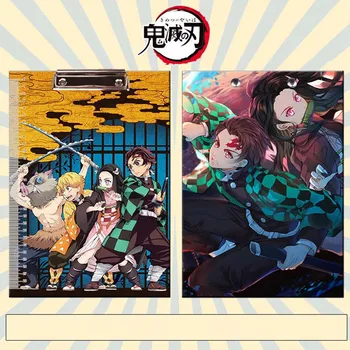 

1 Piece A4 Japan Anime Devil's Blade Creative Writing Pad Folder Writing Board Clip Flat Clip For Home Office And Collection
